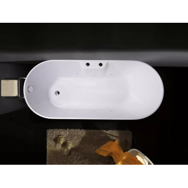 Акриловая ванна Orans NL (BT-NL601-FTSH White) (175x75) белая отделка 2