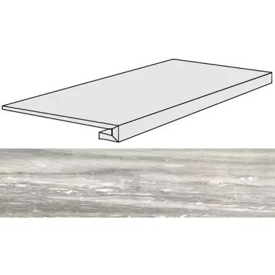 756338 Prexious Pearl Attraction Gradino Matte 33x120x3 0