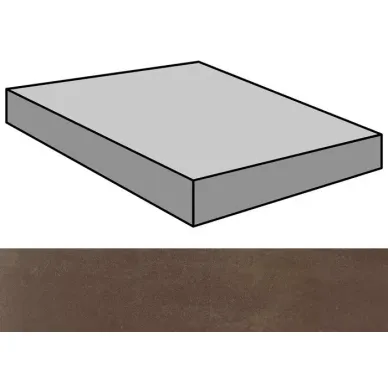 Microcement Brown Natural Gradone Ang 59.55x59.55 0