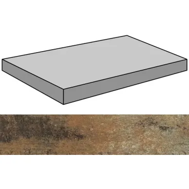 Xtreme Copper Lappato Gradone Rec Ang 29.75x59.55 0