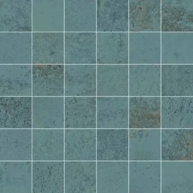METALLIC GREEN NAT MOSAIC 5x5 29.75x29.75 0