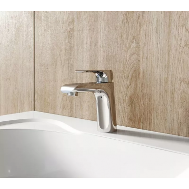 Смеситель для раковины Ravak Flat FL 013.00 (X070117) с донным клапаном, хром 5