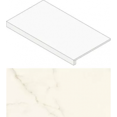 AGHX Marvel Calacatta Apuano Scalino 60 Lappato 33x60 0