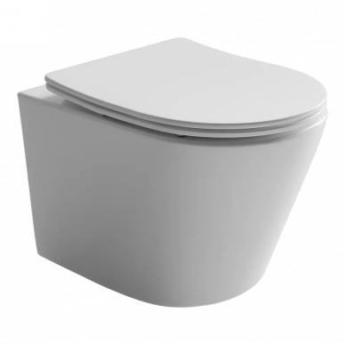 Инсталяция Ceramicanova Envision (CN6000_1002M_1000) с унитазом Balearica Rimles, кнопка хром 5