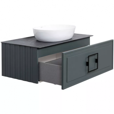 Тумба для ванной La Fenice Cubo 90 (FNC-01-CUB-G-90) Grigio 7