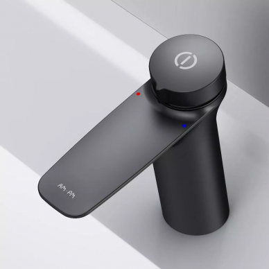 Смеситель для раковины AM.PM Inspire V2.0 TouchReel (F50A02522) чёрный матовый 7