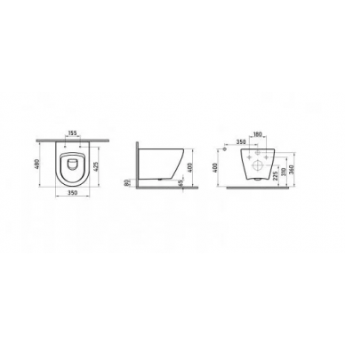Инсталляция Berges Atom Line 410 + OKUS + кнопка черная Soft Touch, в комплекте с унитазом (белый), с сидением микролифт 9