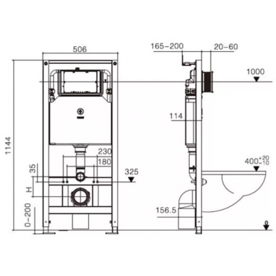 Инсталляция Welt Wasser AMBERG 506 ST + MERZBACH 041 MT-BL + AMBERG RD-CR в комплекте с унитазом, безободковый, с сидением микролифт 5