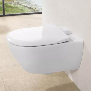 Чаша подвесного унитаза Villeroy & Boch Subway 2.0 DirectFlush ViFresh 5614A1R1 11