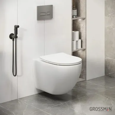 Инсталляция для подвесного унитаза Grossman 900.K31.01.000+клавиша 700.K31.03.110.110+унитаз GR-4411S 12