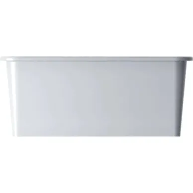 Мойка кухонная Omoikiri Torishima 67-U/I-WH Glossy 4993866 67x48 см, белая глянцевая 2