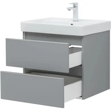 Тумба для ванной Aquanet Вега 329601 60 см, мисти грин 6