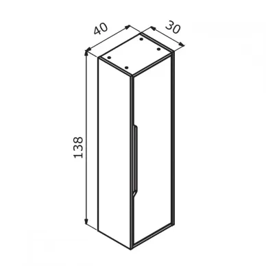 Пенал ORKA Galia 3000856 40 см, Lidya 5