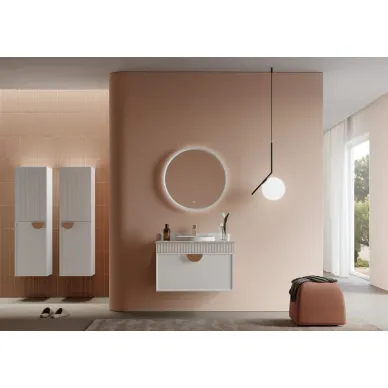 Тумба с раковиной ORKA Molino 5004580 80 см, белая матовая 2