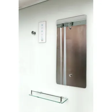 Душевая кабина DTO D D279SLED 90x90x220 см, с электрикой и LED подсветкой 6