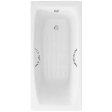 Ванна чугунная Delice Repos DLR220508R-AS 170x70 см, с антискользящим покрытием 1