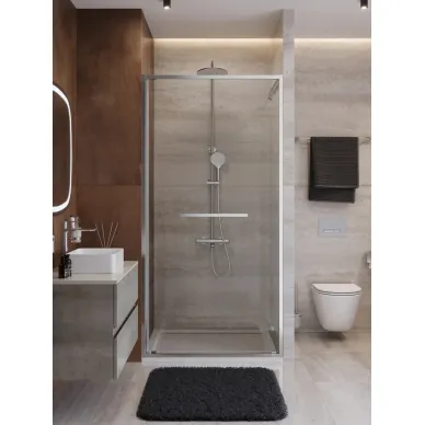 Душевая дверь Cezares Lux LUX-B-FS-1-100-C-CR 100x195 см, профиль хром/прозрачное стекло 0