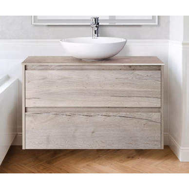 Комплект мебели для ванной Belbagno SET-KRAFT 80 (SET-KRAFT-800-RGB-C-BB344-LOY) Rovere Galifax Bianco 0