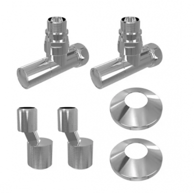 Комплект подключения Lemark LM03412R с круглыми вентилями 0