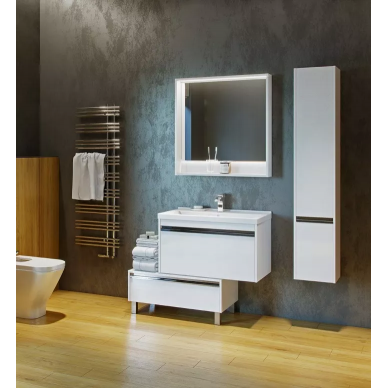Шкаф - колонна Aquaton Капри R (1A230503KP01R) правый, белый глянец 5
