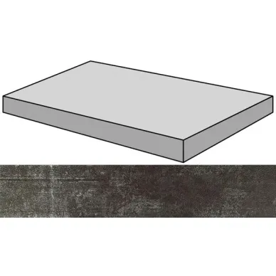 Alchemy 7.0 Black Hammered Gradone Ang 29.75x59.55 0