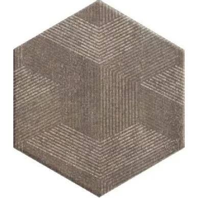 1047335 Docklands Hexagon Freeport Brown (9 soggetti mix) 24x27,7 0