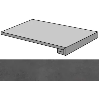 Evolution Black Lappato Gradone Rec-30 29.75x59.55 0
