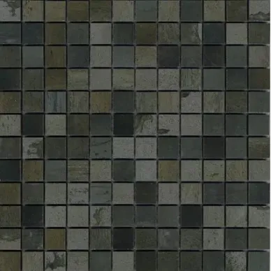 Metal 2.0 Green Lappato Mosaico 2.5x2.5 29.75x29.75 0