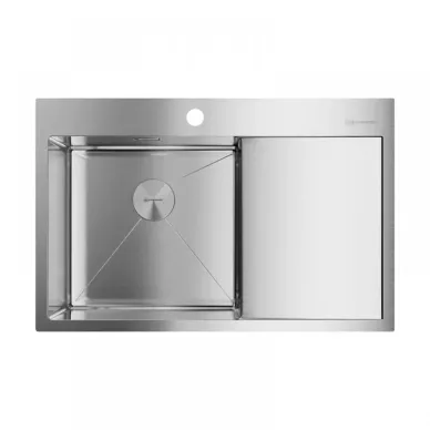 Мойка кухонная Omoikiri Akisame 78-IN-L (4973060) нержавеющая сталь 0