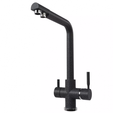 Смеситель для кухни Mixline ML-GS10 (547934) антрацит 5