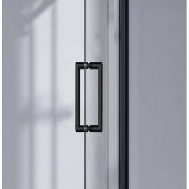 Душевая дверь Vincea Como-N (VDS-4CN120CLB) 120x195 см, профиль чёрный/стекло прозрачное 2