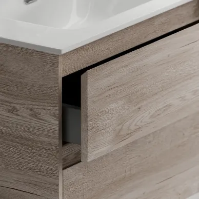 Тумба для ванной Sancos Libra Floor LB60FEG напольная, 59 см, дуб галифакс натуральный 6