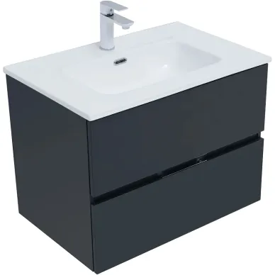 Тумба для ванной Aquanet Алвита New 303908 70 см, антрацит 5