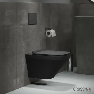 Инсталляция для подвесного унитаза Grossman 900.K31.01.000+клавиша 700.K31.04.32M.32M золото сатиновый+унитаз GR-4440BMS 5
