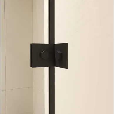 Душевой уголок RGW Classic CL-035B 80x80 профиль чёрный/стекло матовое-сатинат 1
