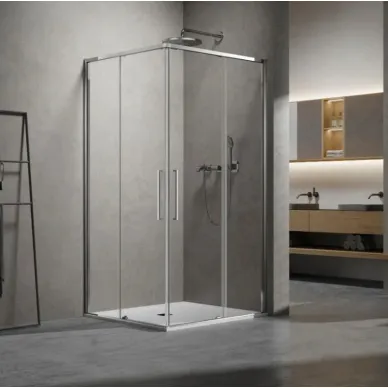 Душевой уголок Vincea Slim 8mm VSS-6SL9010CL 100х90х200 см, профиль хром/стекло прозрачное 0