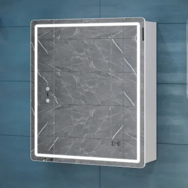 Зеркальный шкаф VIGO Geometry Step 455 50 см, белый 5