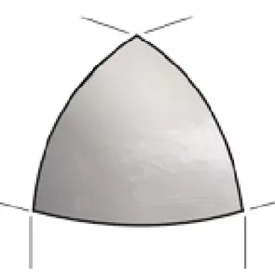 fMGR Lumina Matt. White AE Spigolo 1х1 0
