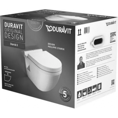 Инсталляция Geberit Duofix (458.122.21.1) в комплекте с унитазом Duravit Starck 3 микролифт 7