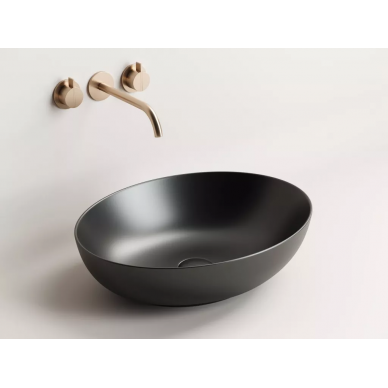 Раковина накладная Ceramicanova Element (CN6017MB) 52 см, черный матовый 5