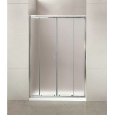 Душевая дверь BelBagno Uno (UNO-195-BF-2-170-P-Cr) 170x195 см, стекло рифленое/профиль хром 7