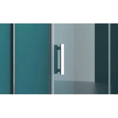 Душевой уголок BelBagno Kraft (KRAFT-A-12-100-C-Cr-R) 100х100 см, профиль хром/стекло прозрачное 7