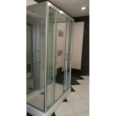 Душевая кабина Frank F507 (998876) с баней 170х85 см 13