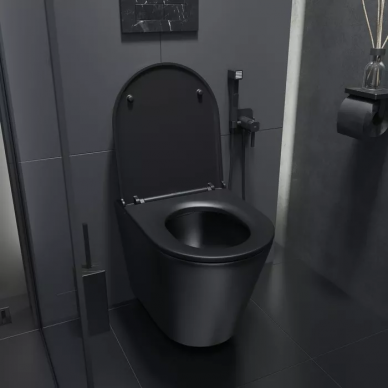 Чаша подвесного унитаза Iddis Calipso (CALR3BMi25) черный матовый 7