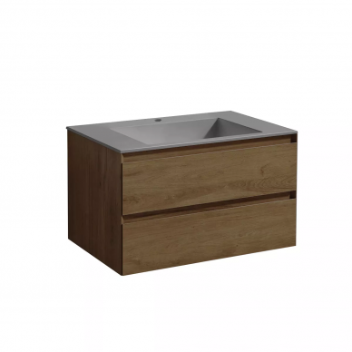 Тумба для ванной Vincea Luka 800 (VMC-2L800TO) (79.2 см) (t.oak) 7