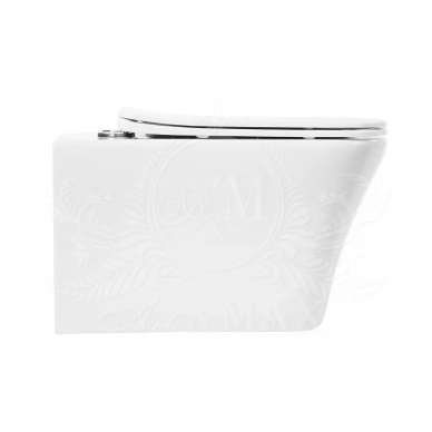 Чаша подвесного унитаза Art&Max Platino (AM9321CHR) безободковый 7