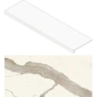 AGIP Marvel Calacatta Sublime Scalino 150 Lappato 37,5x150 0