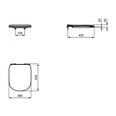 Инсталляция для унитаза Ideal Standard Prosys Tesi AquaBlade (T3868V1) безободковый,белый матовый, микролифт 10