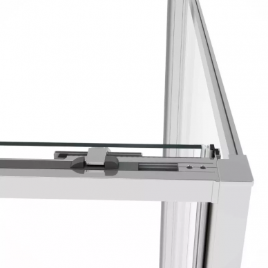 Душевой уголок Vincea Slim Soft (VSR-1SS8015CL) 150х80х200 см, профиль хром/стекло прозрачное 1