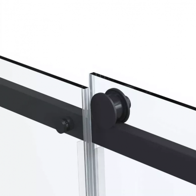Душевой уголок Vincea Como Soft (VSR-1CS1011CLB) 110х100х195 см, профиль черный/стекло прозрачное 5